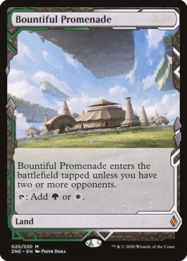 naokuroshop MTG [ZNE][020][土地][M][EN][豪勢な大通り/Bountiful Promenade]（foil） NM