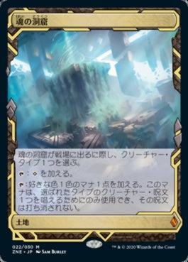 naokuroshop MTG [ZNE][022][土地][M][JP][魂の洞窟/Cavern of Souls] NM