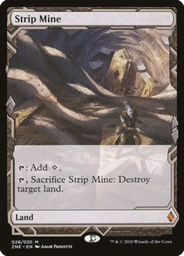 naokuroshop MTG [ZNE][028][土地][M][EN][露天鉱床/Strip Mine]（foil） NM