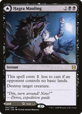 naokuroshop MTG [ZNR][106][黒][R][EN][ハグラの噛み殺し/Hagra Mauling] NM