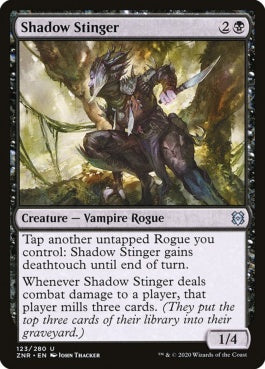 naokuroshop MTG [ZNR][123][黒][U][EN][影のとげ刺し/Shadow Stinger] NM