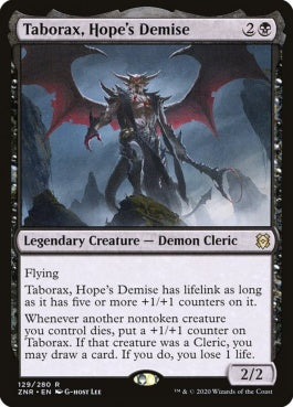 naokuroshop MTG [ZNR][129][黒][R][EN][希望の死、タボラックス/Taborax, Hope's Demise] NM