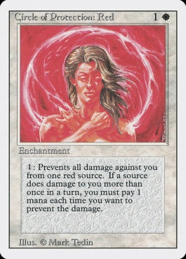 naokuroshop MTG [3ED][012][白][C][EN][Circle of Protection: Red] NM