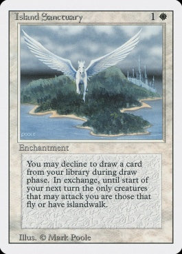 naokuroshop MTG [3ED][025][白][R][EN][Island Sanctuary] NM