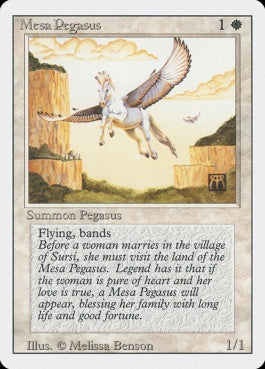 naokuroshop MTG [3ED][028][白][C][EN][Mesa Pegasus] NM