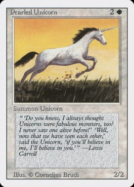 naokuroshop MTG [3ED][030][白][C][EN][Pearled Unicorn] NM