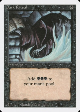 naokuroshop MTG [3ED][099][黒][C][EN][Dark Ritual] NM