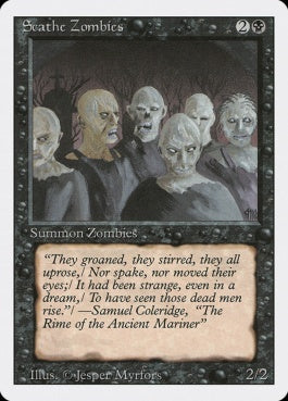 naokuroshop MTG [3ED][127][黒][C][EN][Scathe Zombies] NM