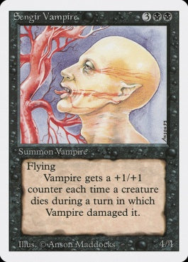 naokuroshop MTG [3ED][129][黒][U][EN][Sengir Vampire] NM