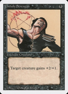 naokuroshop MTG [3ED][133][黒][C][EN][Unholy Strength] NM