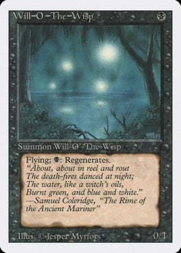 naokuroshop MTG [3ED][137][黒][R][EN][Will-o'-the-Wisp] NM