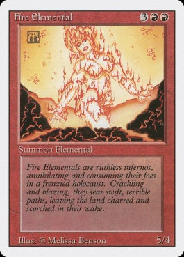 naokuroshop MTG [3ED][149][赤][U][EN][Fire Elemental] NM