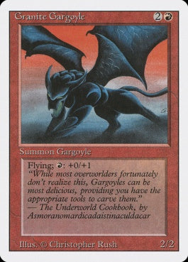 naokuroshop MTG [3ED][156][赤][R][EN][Granite Gargoyle] NM