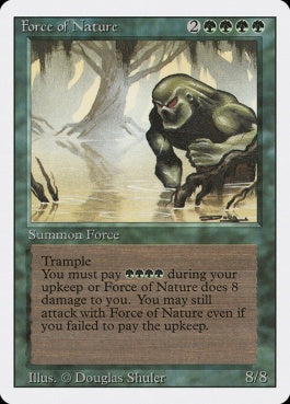 naokuroshop MTG [3ED][196][緑][R][EN][Force of Nature] NM