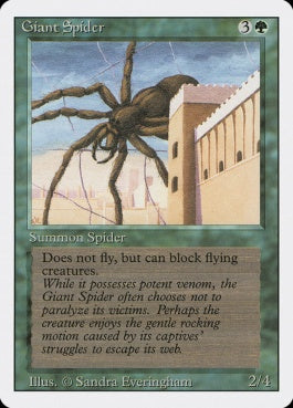 naokuroshop MTG [3ED][200][緑][C][EN][Giant Spider] NM