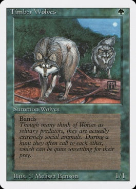 naokuroshop MTG [3ED][219][緑][R][EN][Timber Wolves] NM