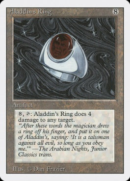 naokuroshop MTG [3ED][232][茶][R][EN][Aladdin's Ring] NM