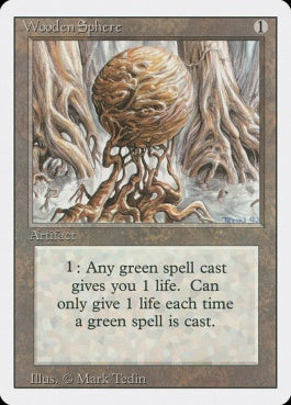 naokuroshop MTG [3ED][281][茶][U][EN][Wooden Sphere] NM