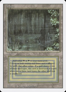 naokuroshop MTG [3ED][283][土地][R][EN][Bayou] NM