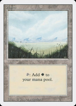 naokuroshop MTG [3ED][292][土地][C][EN][Plains] NM