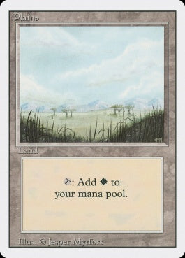 naokuroshop MTG [3ED][293][土地][C][EN][Plains] NM