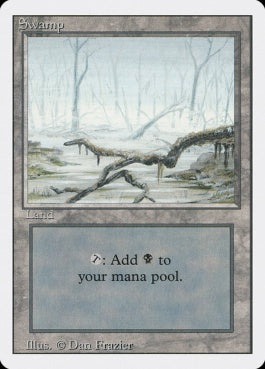 naokuroshop MTG [3ED][298][土地][C][EN][Swamp] NM