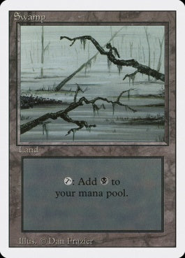 naokuroshop MTG [3ED][300][土地][C][EN][Swamp] NM