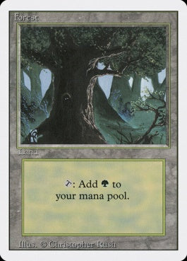 naokuroshop MTG [3ED][306][土地][C][EN][Forest] NM