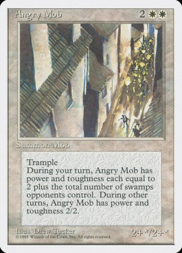 naokuroshop MTG [4ED][003][白][U][JP][怒れる群衆/Angry Mob] NM