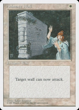 naokuroshop MTG [4ED][004][白][R][EN][動く壁/Animate Wall] NM