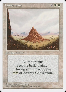 naokuroshop MTG [4ED][019][白][U][JP][変換/Conversion] NM