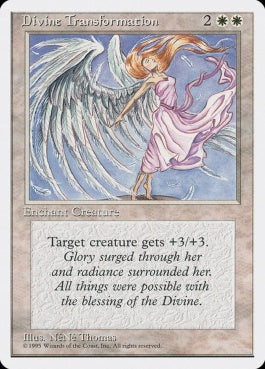 naokuroshop MTG [4ED][023][白][U][EN][神性変異/Divine Transformation] NM