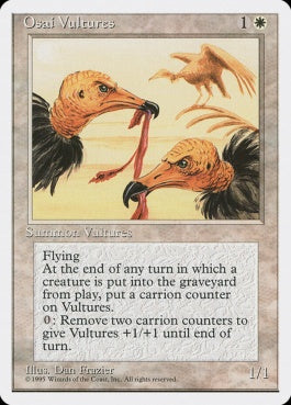 naokuroshop MTG [4ED][038][白][U][JP][オーサイの禿鷹/Osai Vultures] NM