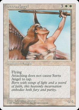 naokuroshop MTG [4ED][050][白][U][EN][セラの天使/Serra Angel] NM