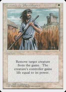 naokuroshop MTG [4ED][052][白][U][EN][剣を鍬に/Swords to Plowshares] NM