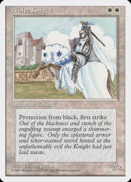 naokuroshop MTG [4ED][056][白][U][EN][白騎士/White Knight] NM