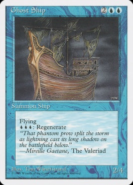 naokuroshop MTG [4ED][075][青][U][JP][幽霊船/Ghost Ship] NM