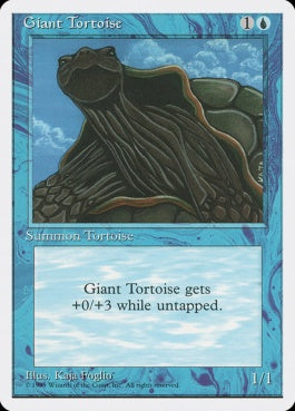 naokuroshop MTG [4ED][076][青][C][JP][象亀/Giant Tortoise] NM