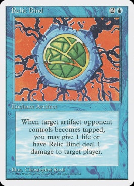 naokuroshop MTG [4ED][097][青][R][JP][束縛された秘宝/Relic Bind] NM