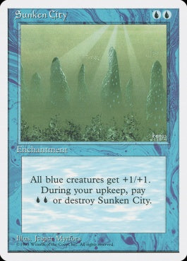 naokuroshop MTG [4ED][106][青][C][JP][沈める都/Sunken City] NM