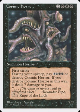 naokuroshop MTG [4ED][126][黒][R][EN][星界からの恐怖/Cosmic Horror] NM