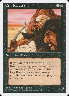 naokuroshop MTG [4ED][135][黒][C][EN][アーグの盗賊団/Erg Raiders] NM