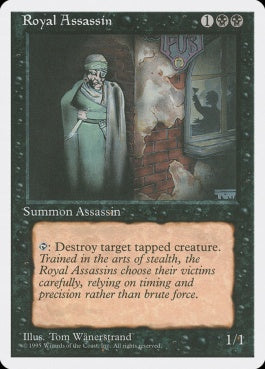 naokuroshop MTG [4ED][157][黒][R][EN][凄腕の暗殺者/Royal Assassin] NM