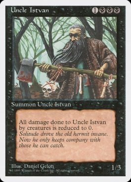 naokuroshop MTG [4ED][165][黒][U][EN][イシュトヴァーンおじ/Uncle Istvan] NM