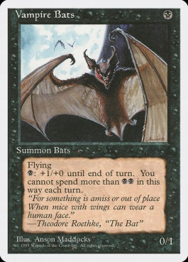 naokuroshop MTG [4ED][167][黒][C][EN][吸血コウモリ/Vampire Bats] NM