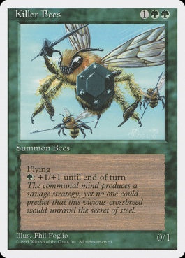 naokuroshop MTG [4ED][254][緑][U][JP][殺人蜂/Killer Bees] NM