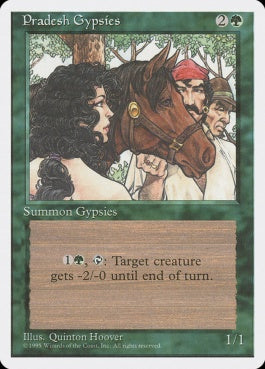 naokuroshop MTG [4ED][265][緑][C][EN][プラデッシュの漂泊民/Pradesh Gypsies] NM