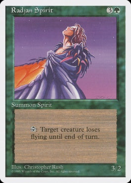 naokuroshop MTG [4ED][266][緑][U][EN][ラジャンの精/Radjan Spirit] NM