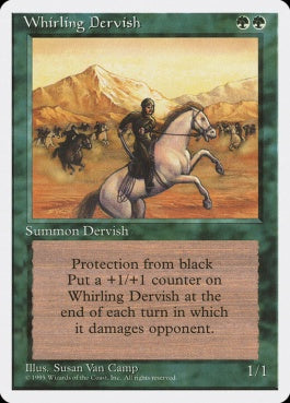 naokuroshop MTG [4ED][288][緑][U][EN][疾風のデルヴィッシュ/Whirling Dervish] NM