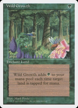 naokuroshop MTG [4ED][289][緑][C][JP][繁茂/Wild Growth] NM